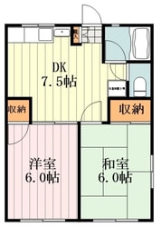 シティハイムイーストの物件間取画像